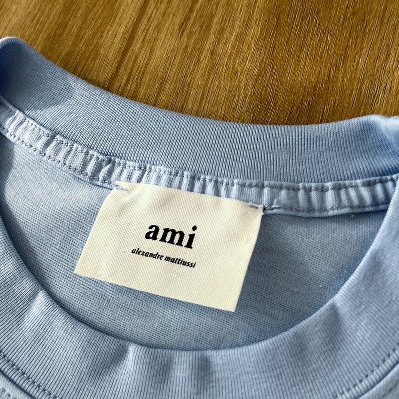 Футболка Amiri Cotton Base "Blue" фото № 7