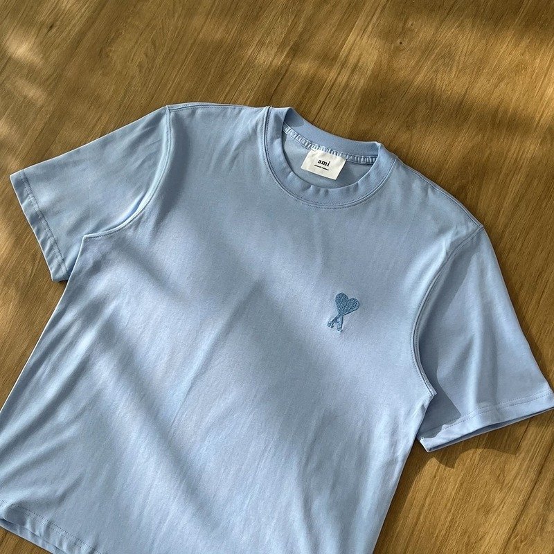 Футболка Amiri Cotton Base "Blue" фото № 6