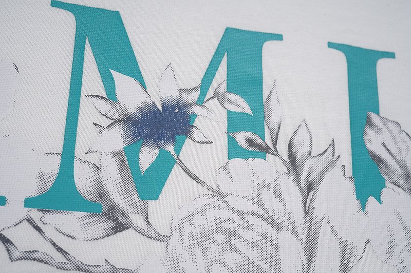 Футболка Amiri Flowers "White" фото № 4