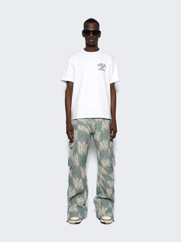 Футболка Amiri Planet Earth With Rings "White" фото № 6