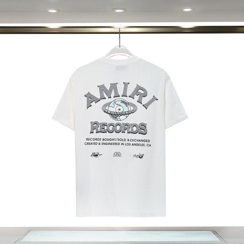 Футболка Amiri Planet Earth With Rings "White" фото № 2