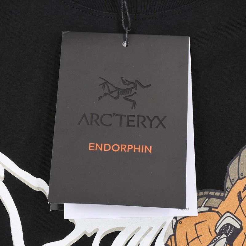 Футболка Arcteryx Dino Skeleton "Black" фото № 5