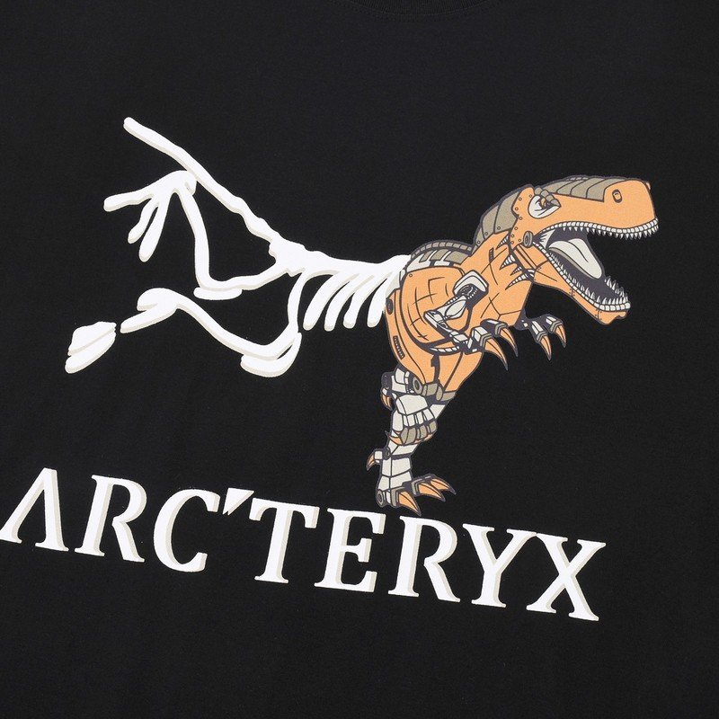Футболка Arcteryx Dino Skeleton "Black" фото № 7
