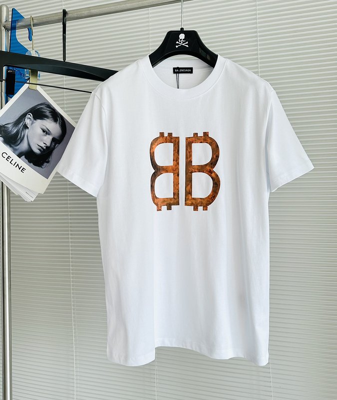 Футболка Balenciaga Rusty Logo "White" фото № 4