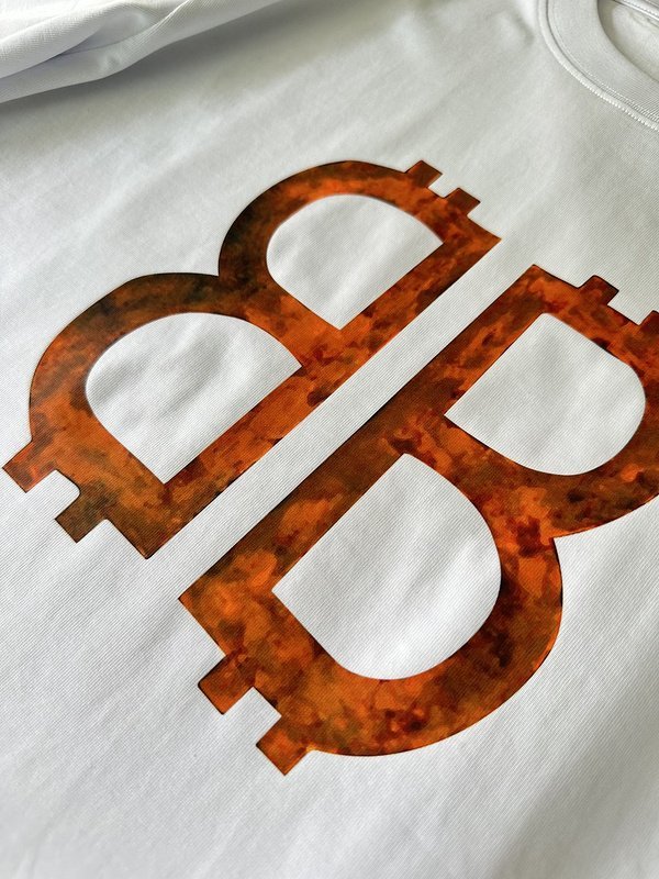 Футболка Balenciaga Rusty Logo "White" фото № 5