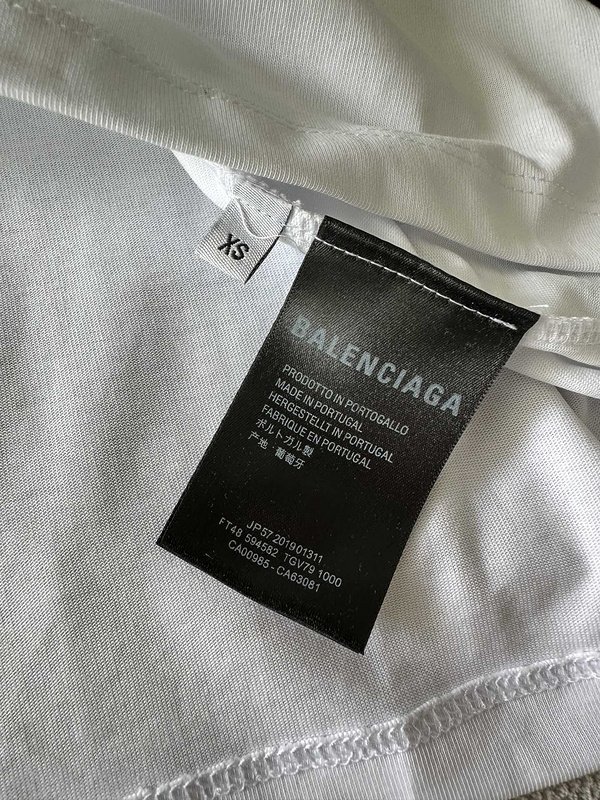 Футболка Balenciaga Rusty Logo "White" фото № 6