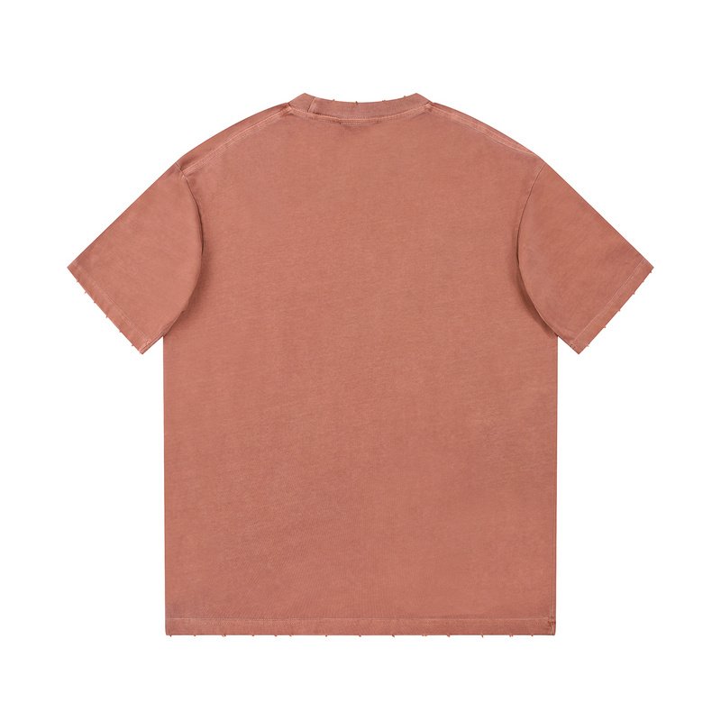 Футболка Balenciaga With Printed Logo "Peach" фото № 8