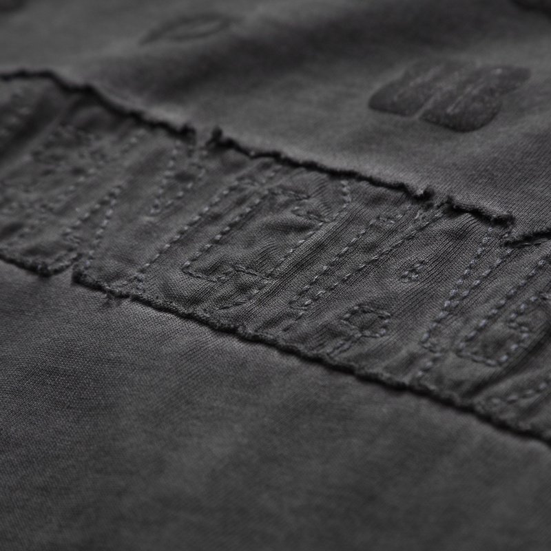 Футболка Balenciaga X Gucci Table Of Logos "Gray" фото № 3