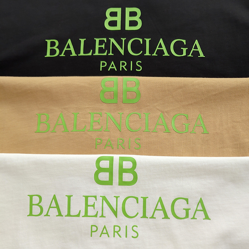 Футболка Balenciaga Short Sleeve With Brand Logo "Black" фото № 3