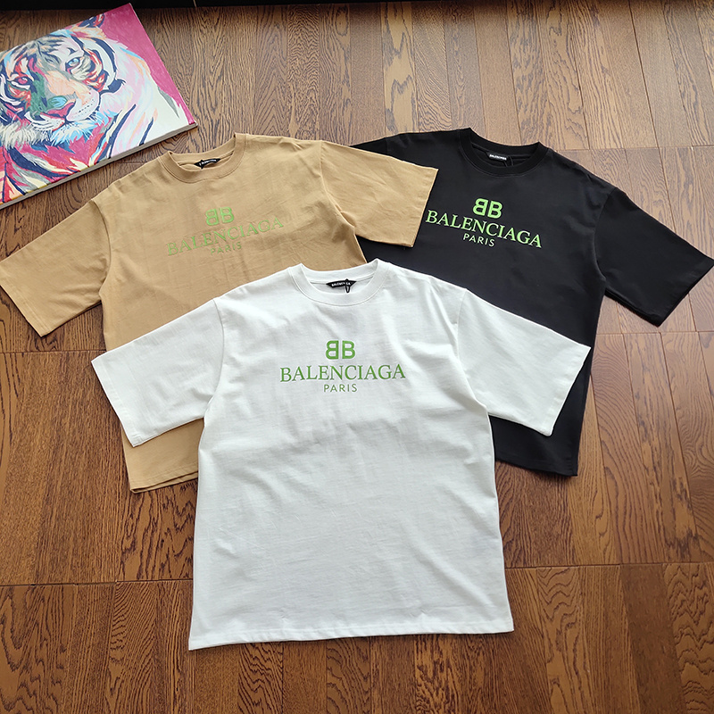 Футболка Balenciaga Short Sleeve With Brand Logo "Black" фото № 6