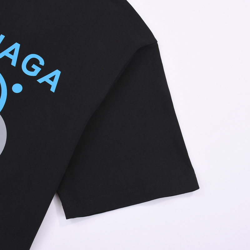 Футболка Balenciaga Print Bubbles "Black" фото № 2
