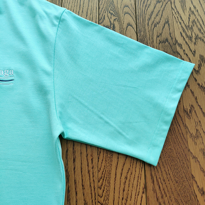 Футболка Balenciaga Standard Style "Turquoise" фото № 5