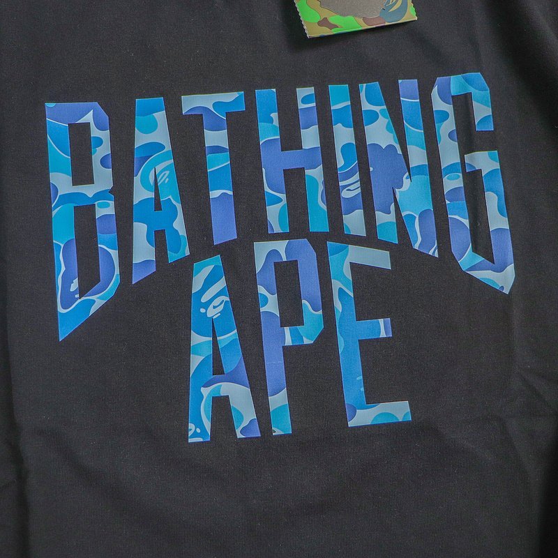 Футболка Bape Inscription Bathing Ape "Black" фото № 3