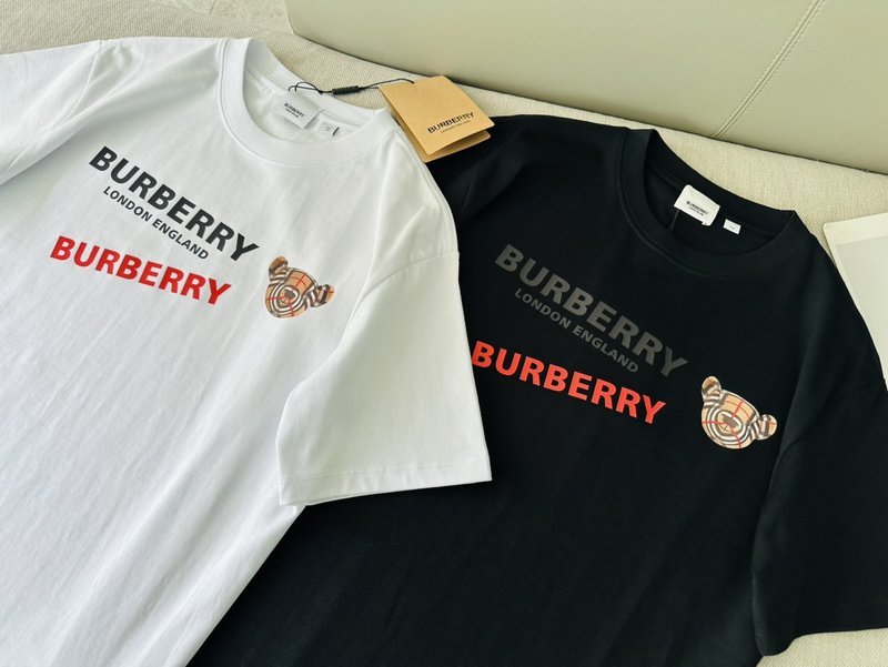 Футболка Burberry Two Inscriptions "Black" фото № 2