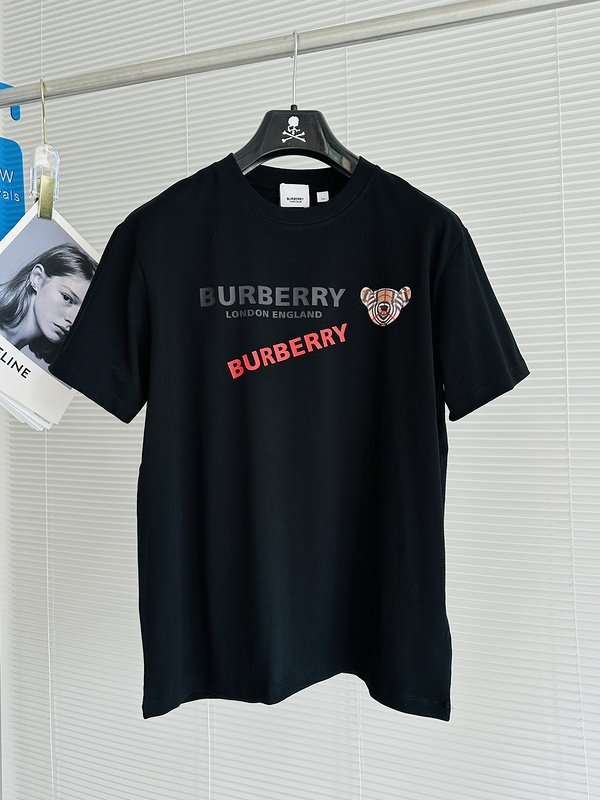 Футболка Burberry Two Inscriptions "Black" фото № 3