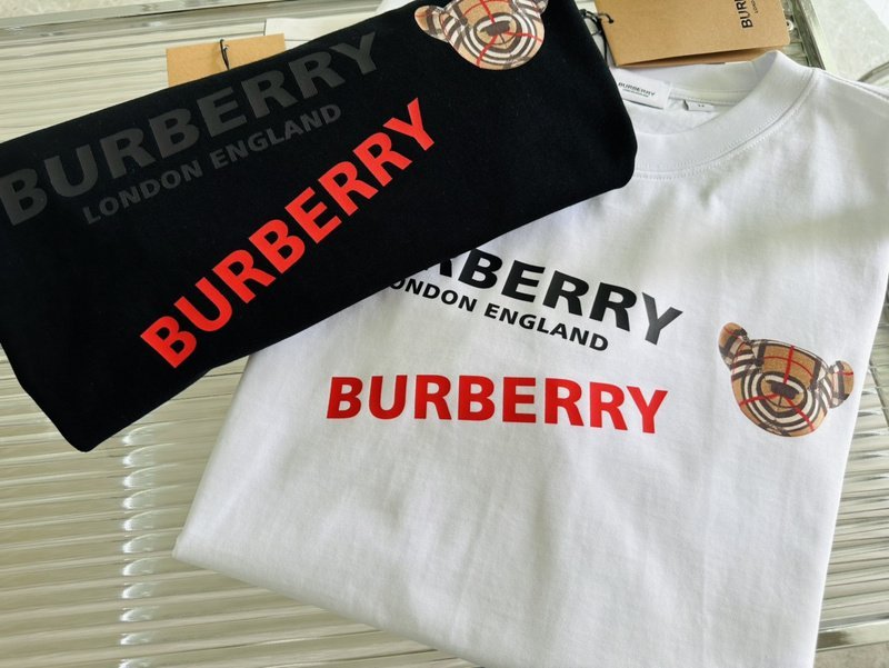 Футболка Burberry Two Inscriptions "Black" фото № 5