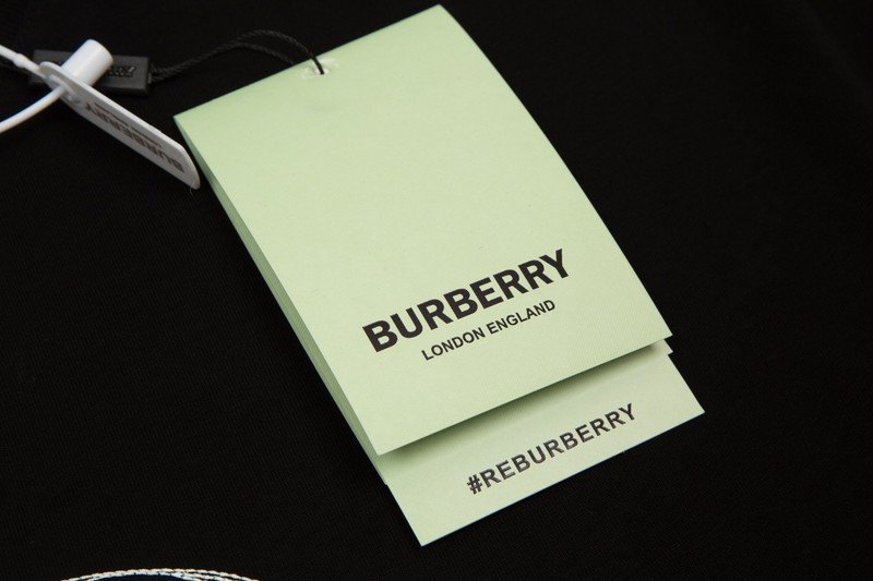 Футболка Burberry With The White Rider "Black" фото № 4