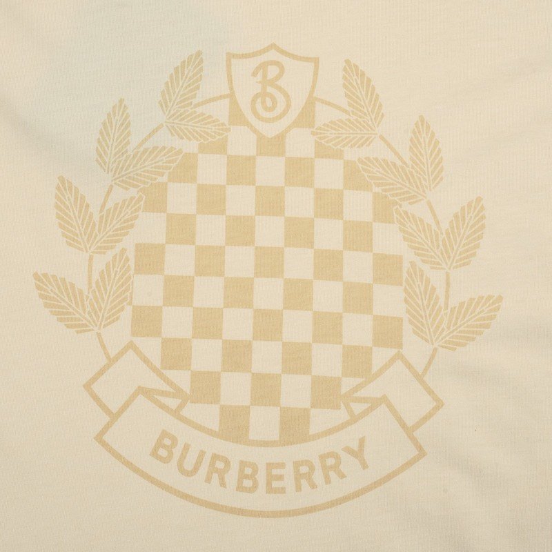 Футболка Burberry With An Emblem "Cream" фото № 2