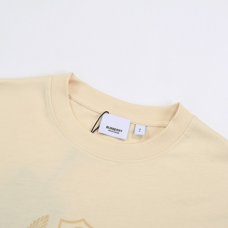 Футболка Burberry With An Emblem "Cream" фото № 8