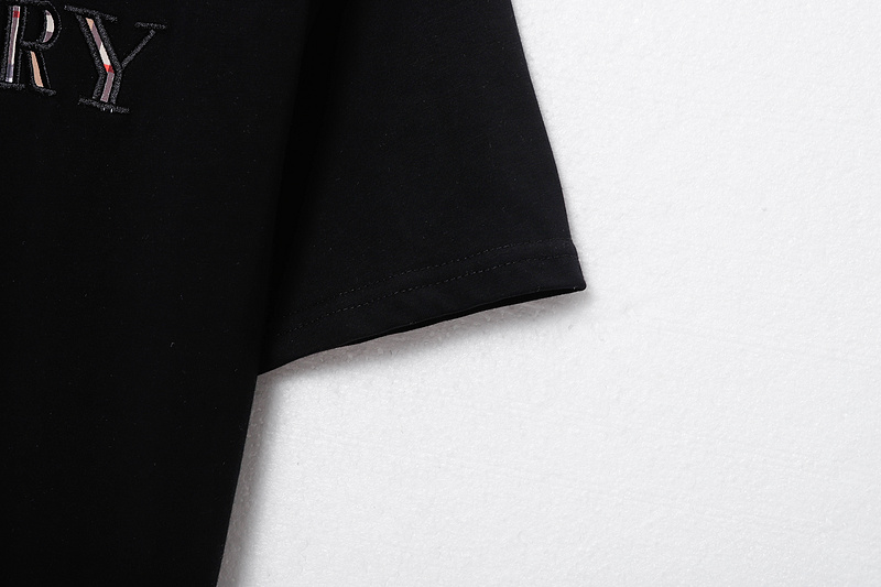 Футболка Burberry Checkered Lettering "Black" фото № 2