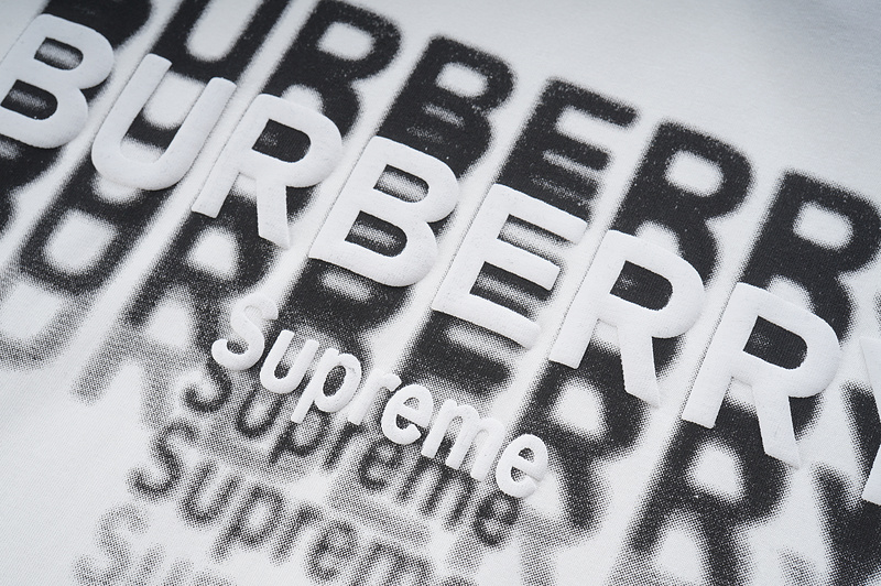 Футболка Burberry Lots Of Logo Text "White" фото № 6