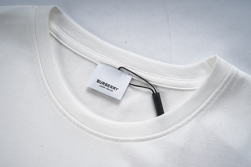 Футболка Burberry Lots Of Logo Text "White" фото № 7
