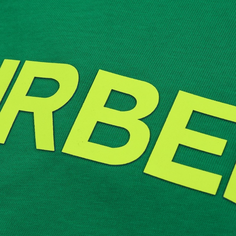 Футболка Burberry With The Brand Name "Green" фото № 2