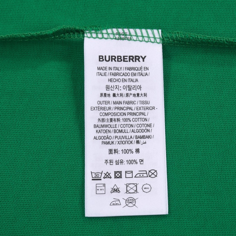 Футболка Burberry With The Brand Name "Green" фото № 3