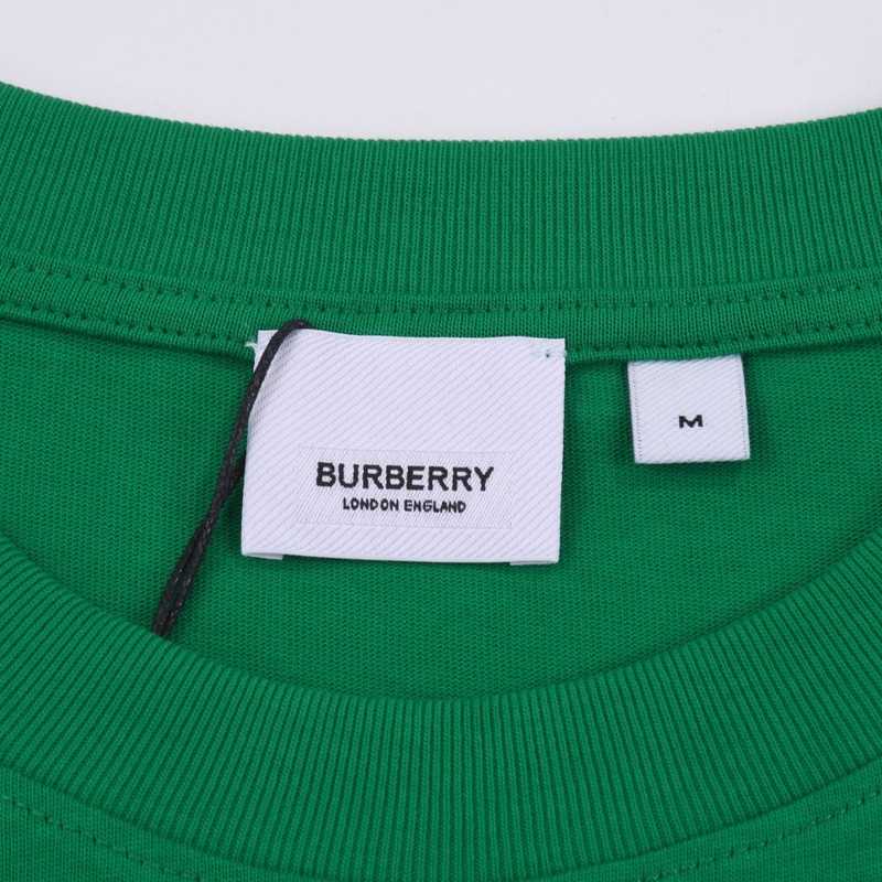 Футболка Burberry With The Brand Name "Green" фото № 6