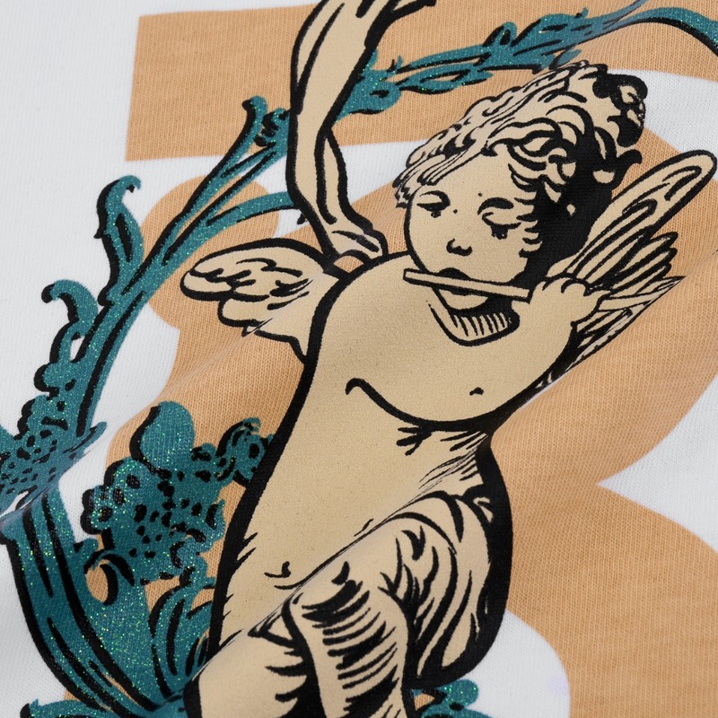 Футболка Burberry Logo With An Angel "White" фото № 2