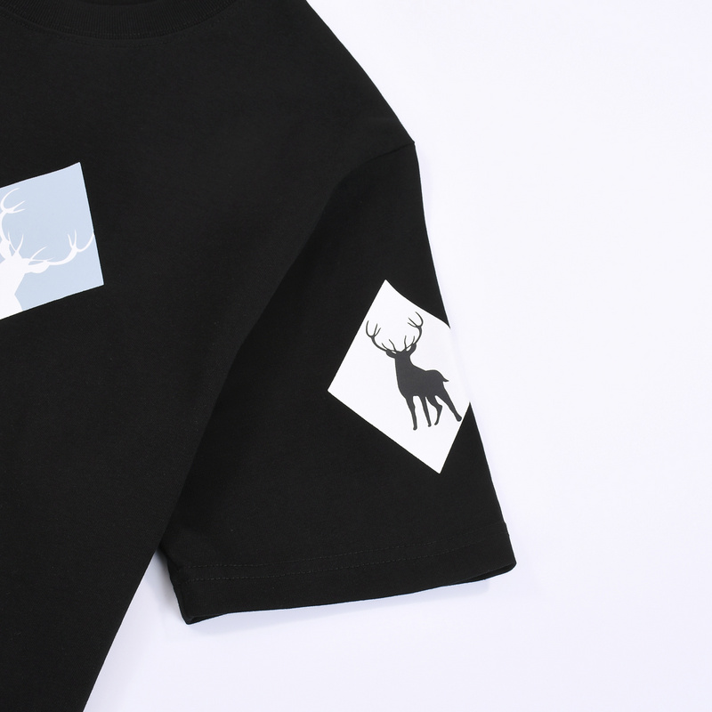 Футболка Burberry Pictures With Forest Animals "Black" фото № 6