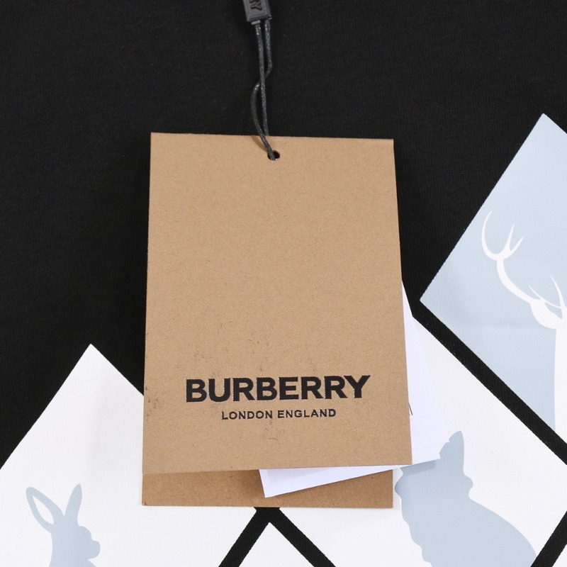 Футболка Burberry Pictures With Forest Animals "Black" фото № 5