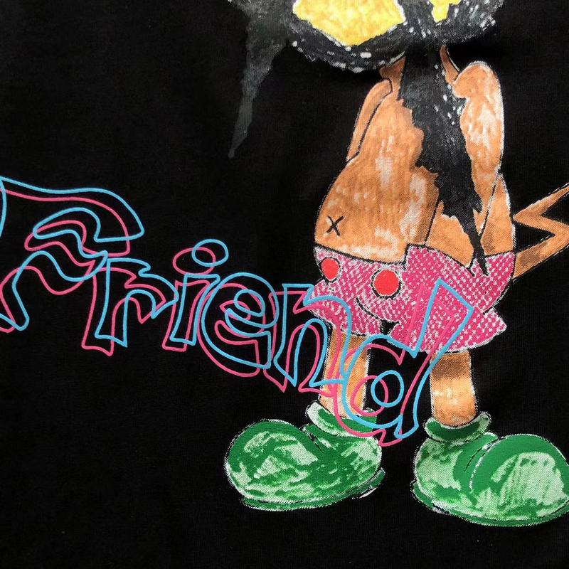 Футболка Cactus Jack Merch Image With Lettering Friend "Black" фото № 5