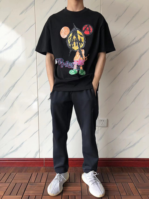 Футболка Cactus Jack Merch Image With Lettering Friend "Black" фото № 7