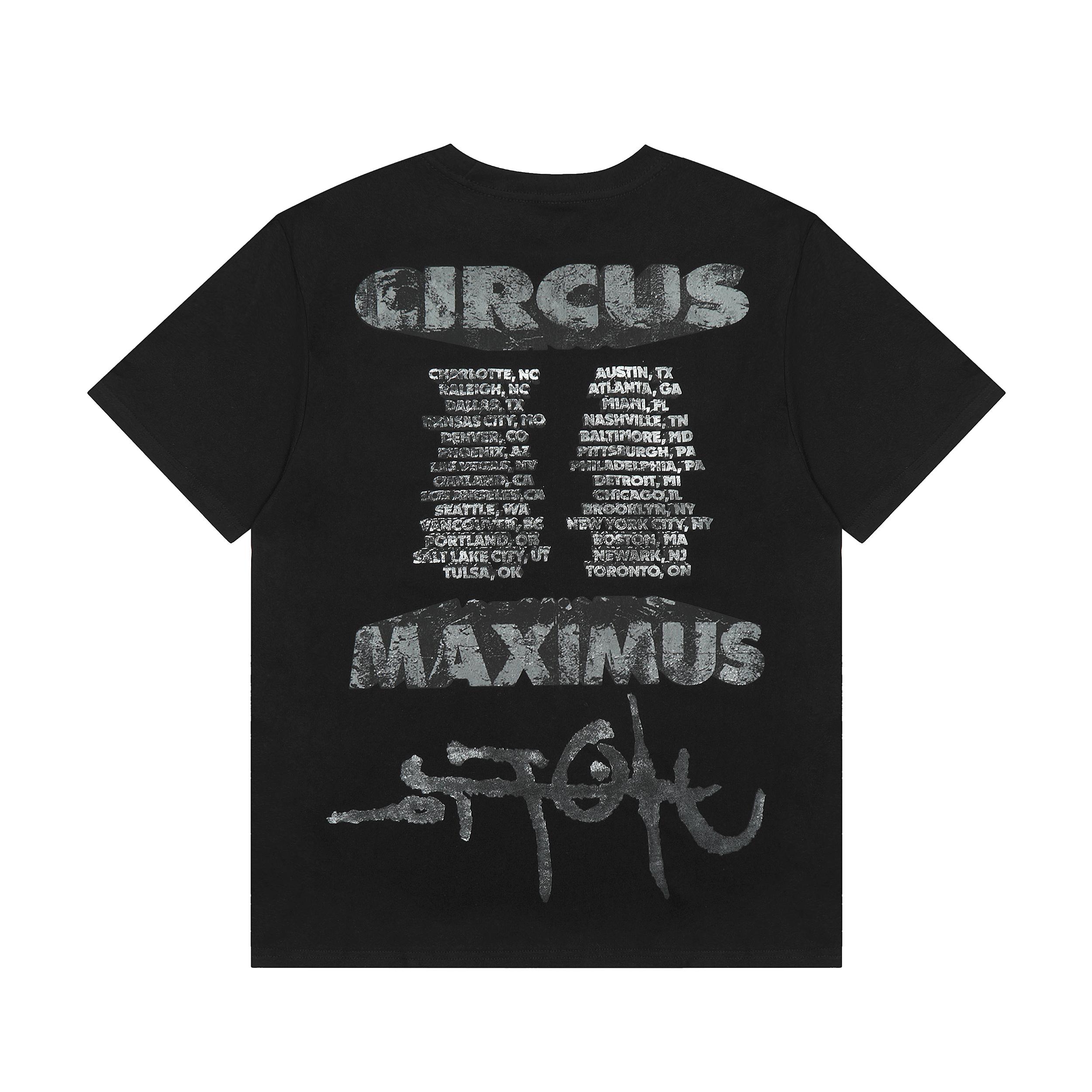 Футболка Cactus Jack Merch Utopia Circus Max Angry Beast "Black" фото № 2