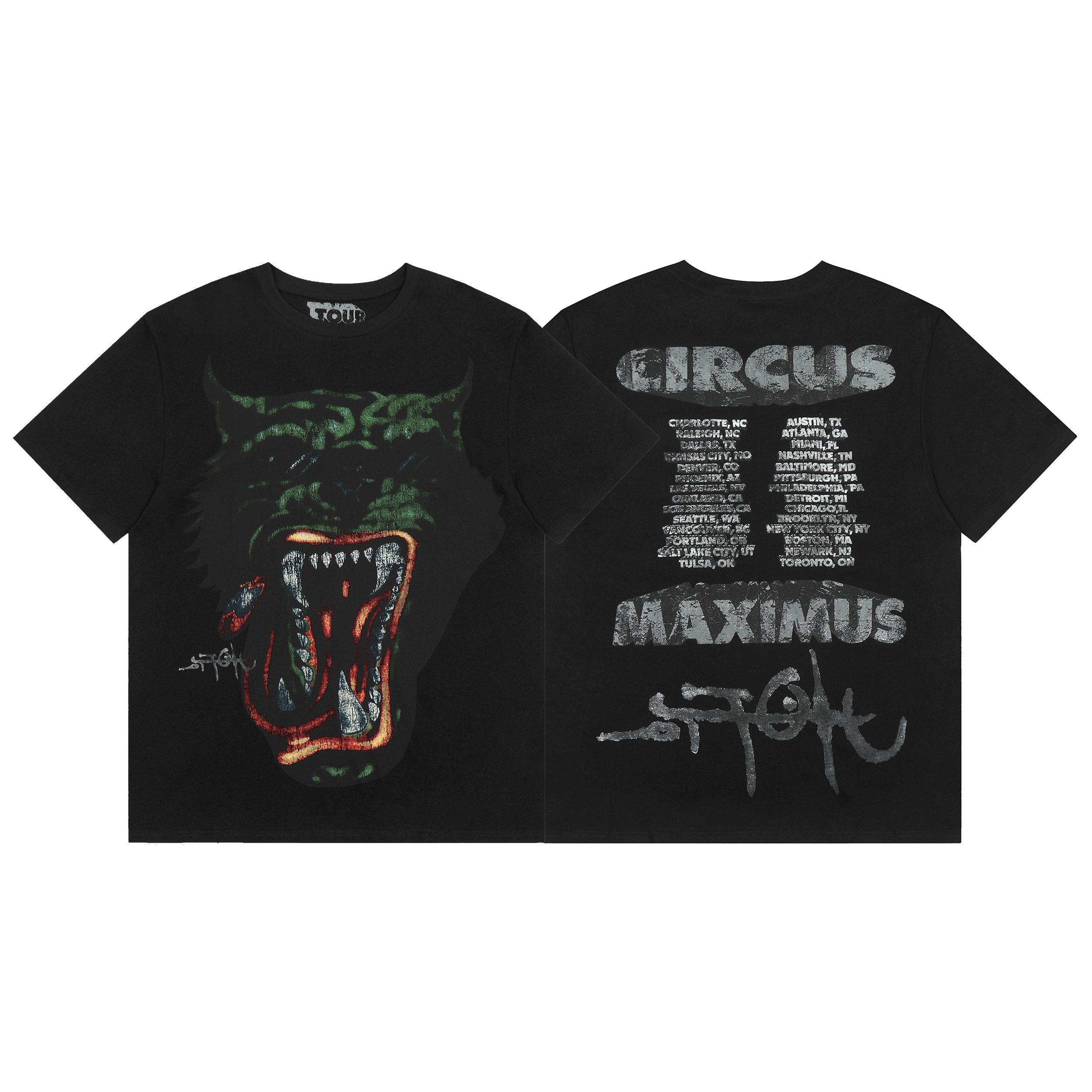 Футболка Cactus Jack Merch Utopia Circus Max Angry Beast "Black" фото № 7