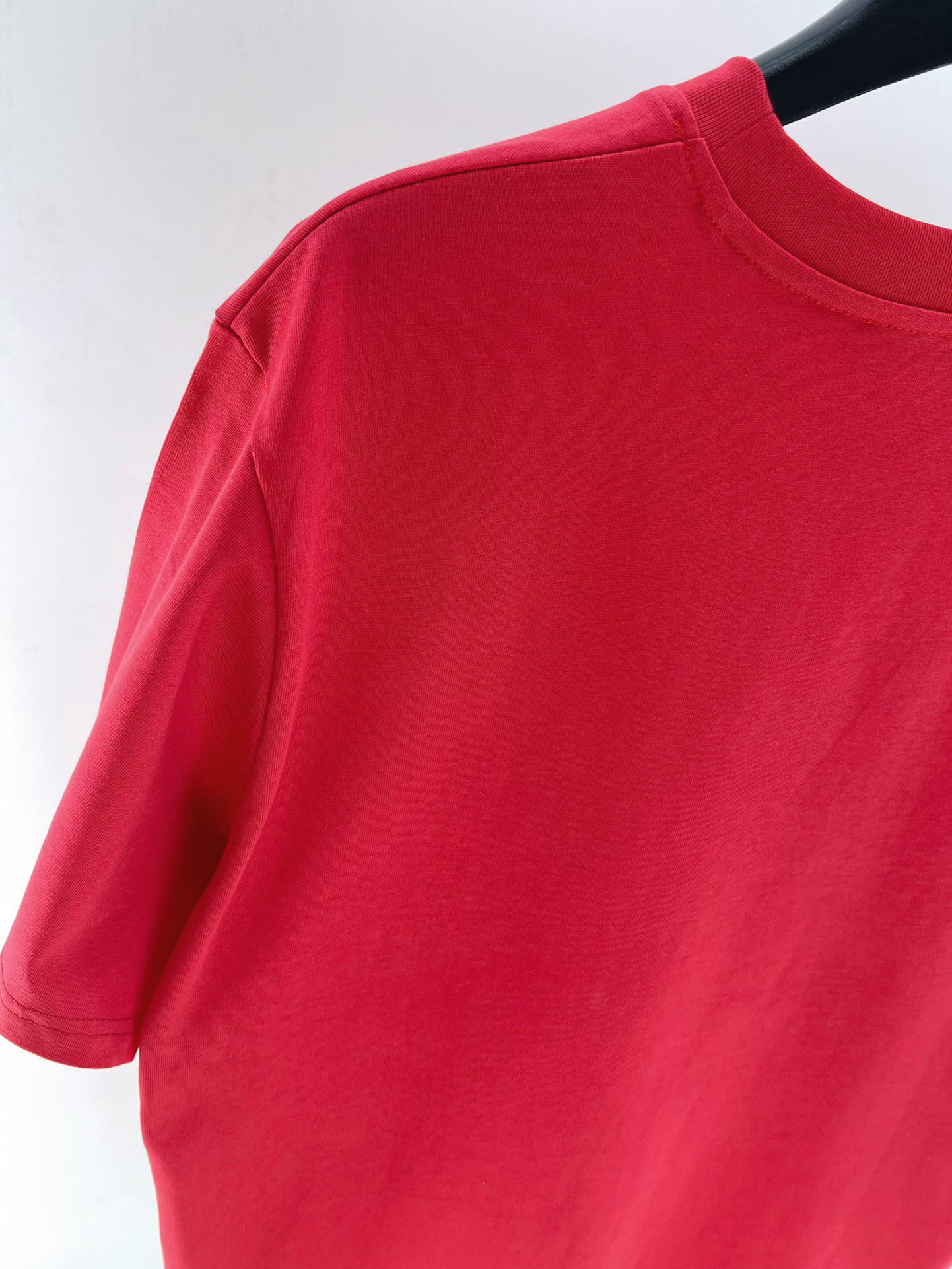 Футболка Casablanca Atributs And Logos Of Casablanca "Red" фото № 4