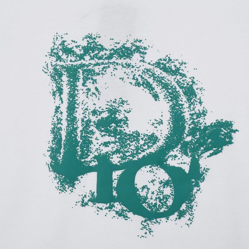 Футболка Christian Dior Dissolving Logo "White" фото № 3