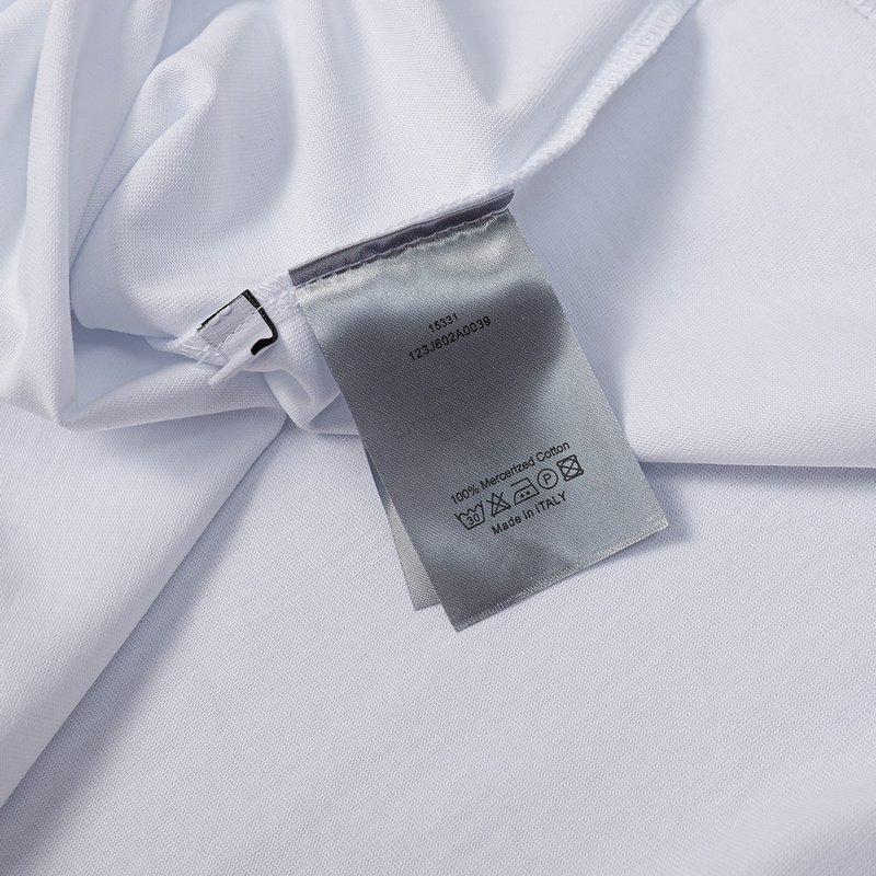 Футболка Christian Dior Leaking Logo "White" фото № 5