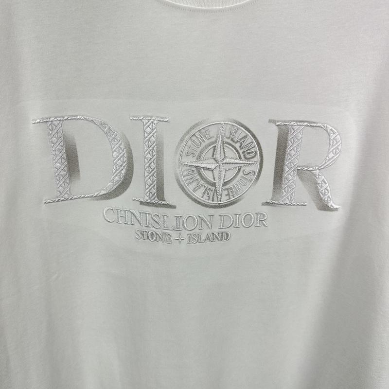 Футболка Christian Dior Frontside Logo Chinislion Dior "White" фото № 4