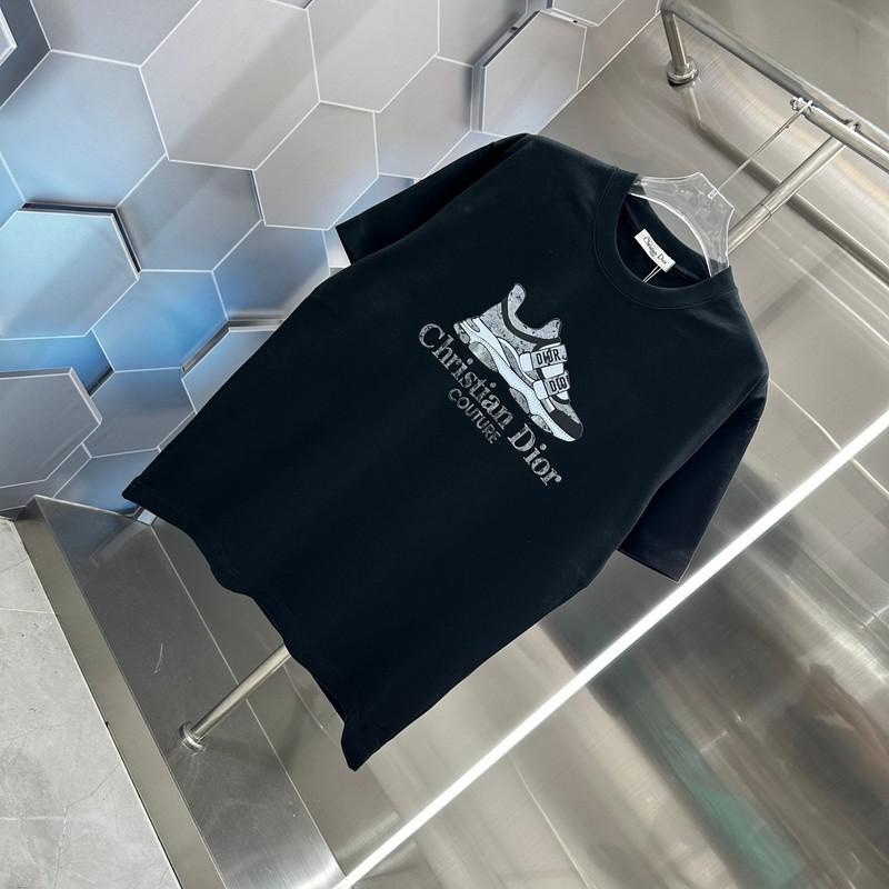 Футболка Christian Dior One Sneaker Frontside Logo "Black" фото № 5