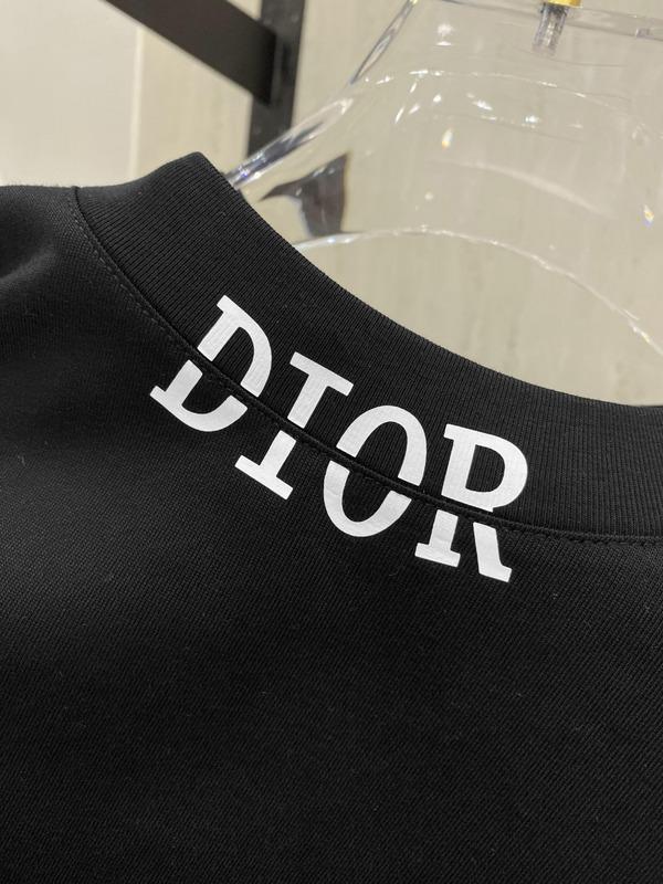 Футболка Christian Dior Frontside Contrast Logo On Collar "Black" фото № 6