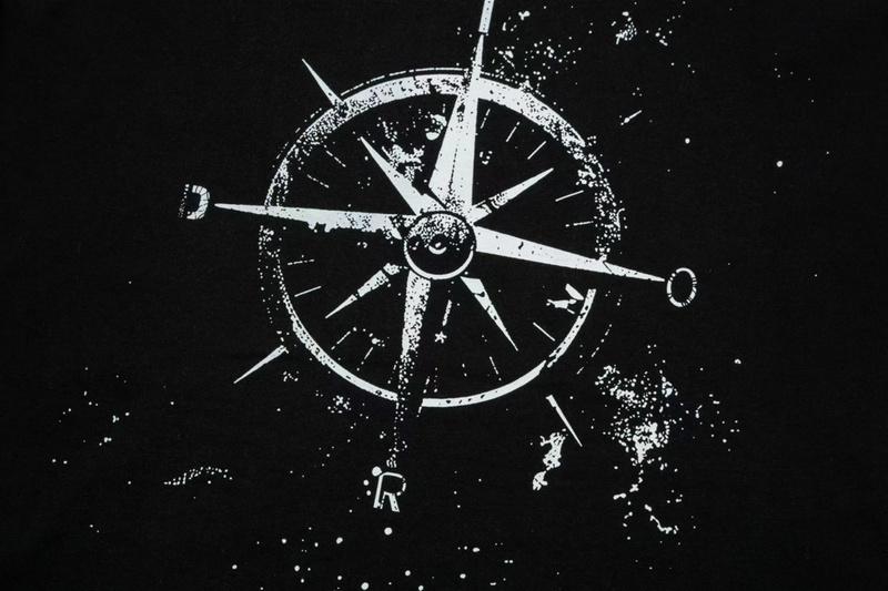 Футболка Christian Dior Light Frontside Print Compass Dior "Black" фото № 6