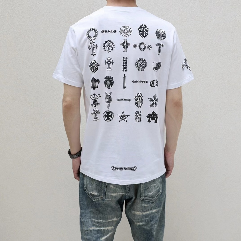 Футболка Chrome Hearts Signs And Symbols "White" фото № 7