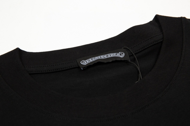 Футболка Chrome Hearts Large Logo With The Inscription Of The Brand "Black" фото № 8