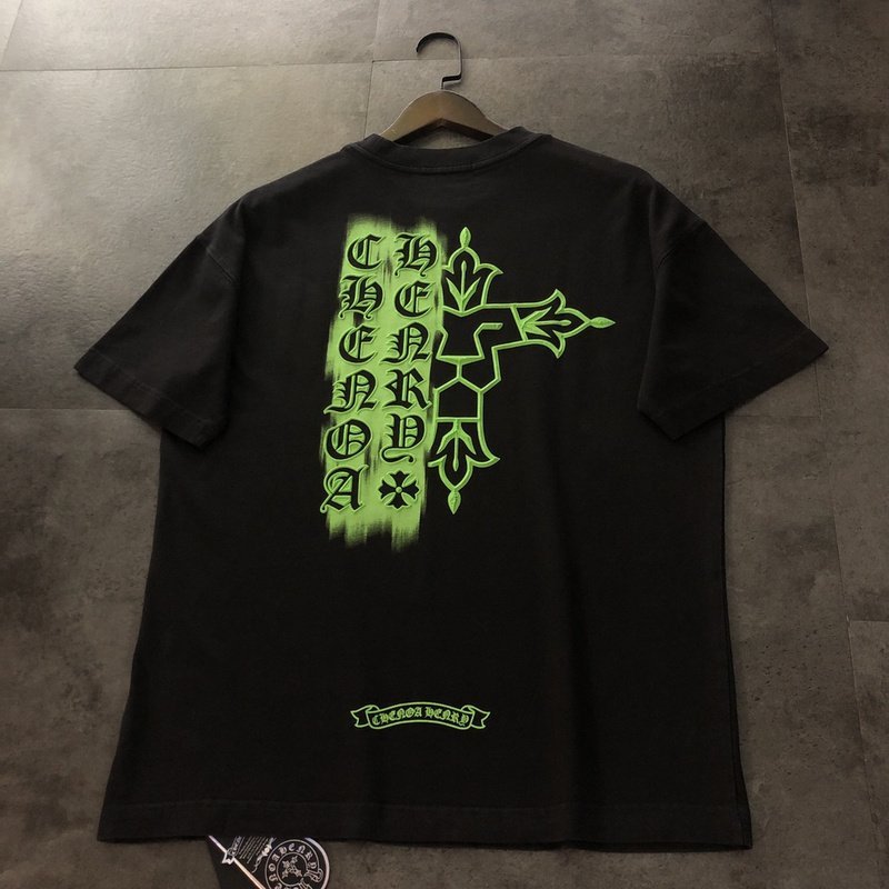 Футболка Chrome Hearts Vertical Inscription "Black" фото № 6