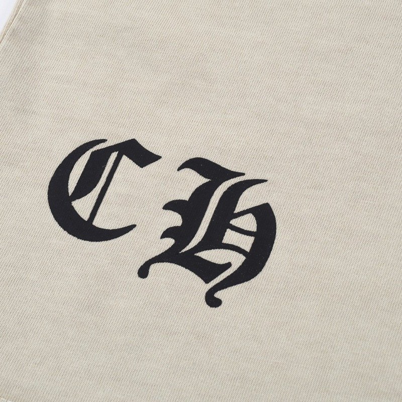 Футболка Chrome Hearts With Logo And Bound Print "Beige" фото № 3