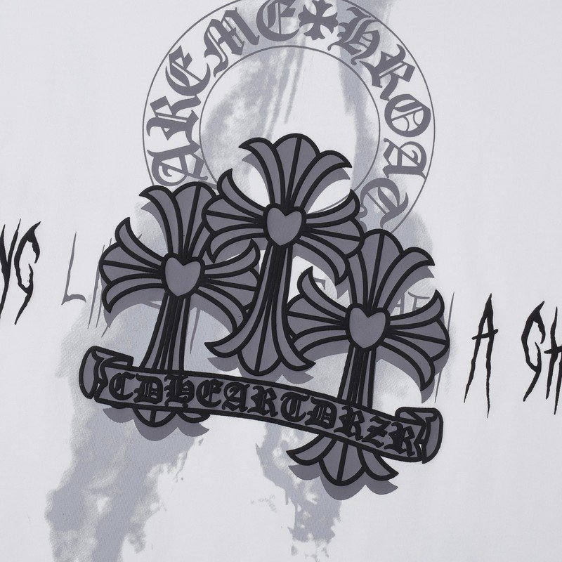 Футболка Chrome Hearts Looking "White" фото № 9