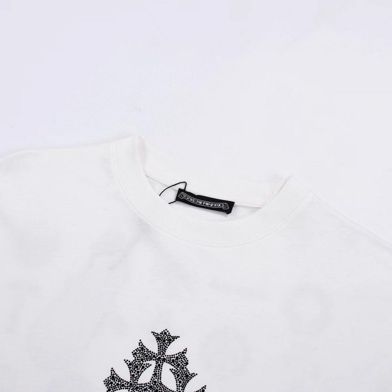 Футболка Chrome Hearts With Small Logos On The Back "White" фото № 6