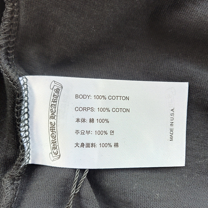 Футболка Chrome Hearts Multicolor Print "Black" фото № 7